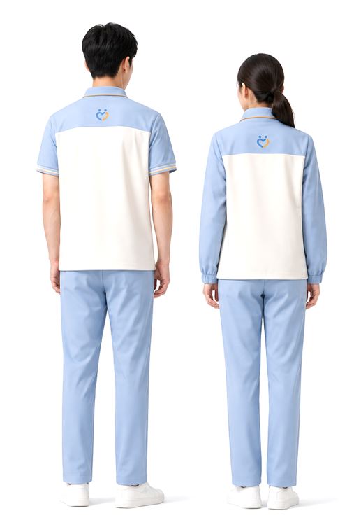 男女制服穿着效果（背面）