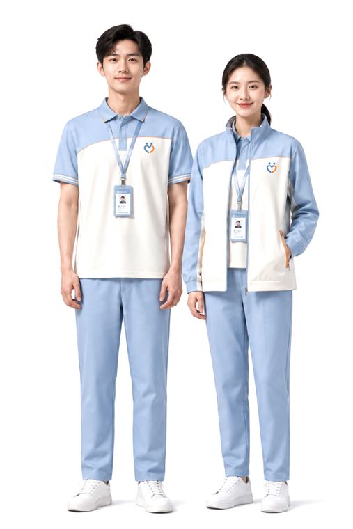 男女制服穿着效果（正面）